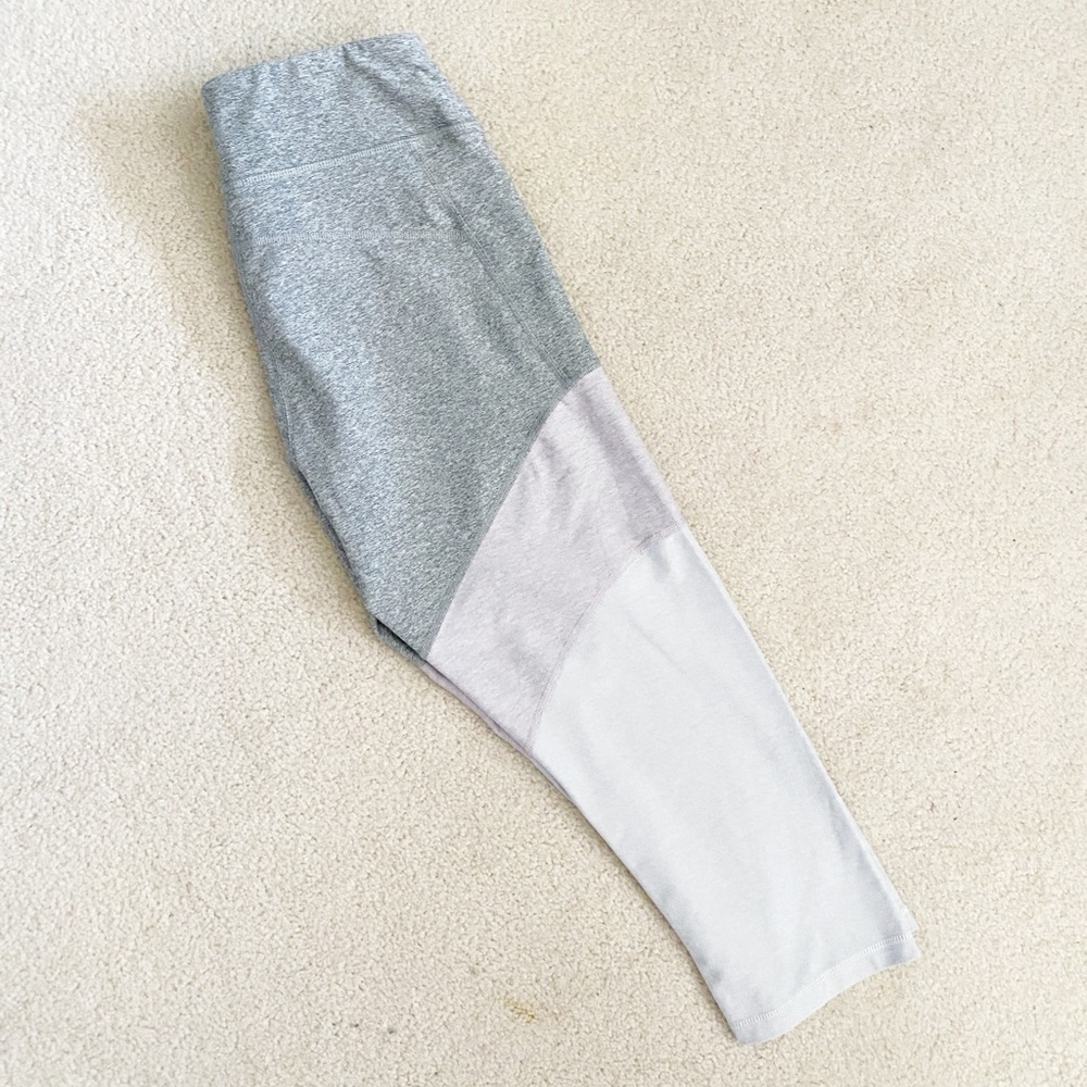 Calvin Klein Performance Gray/Lavender Crops - image 1